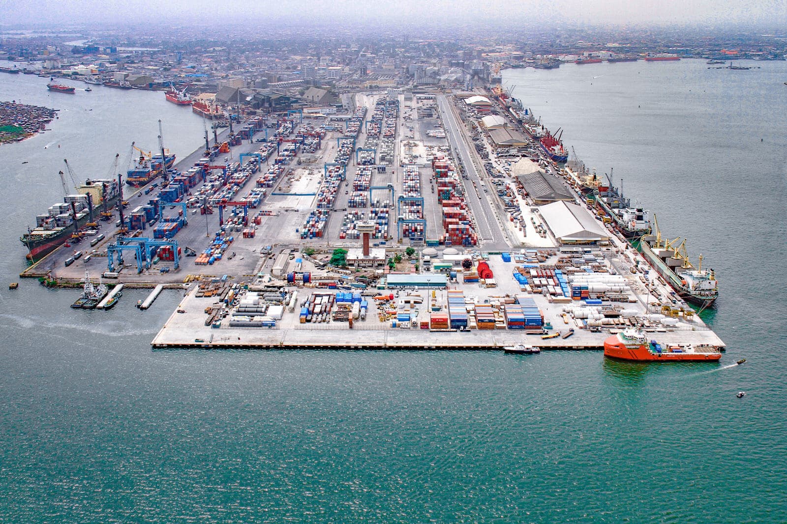 Apapa Port, Lagos — Calmwaters Shipping base since 2009
